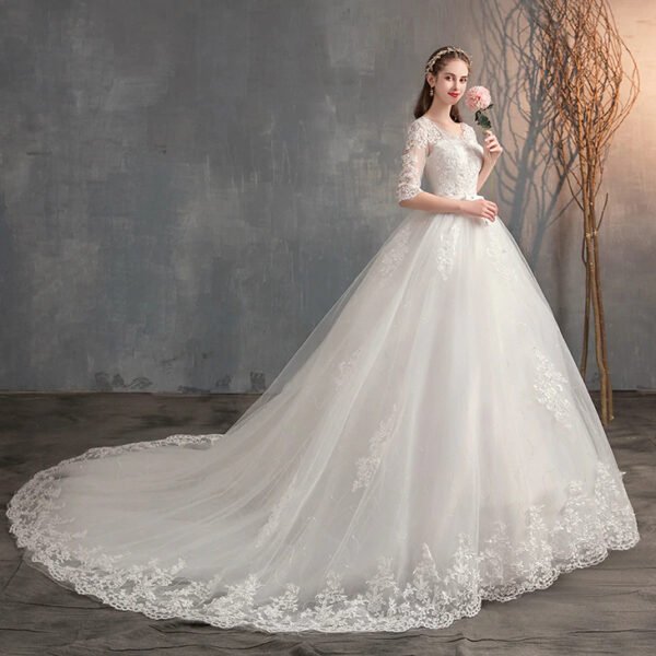 Long Lace Wedding Dress