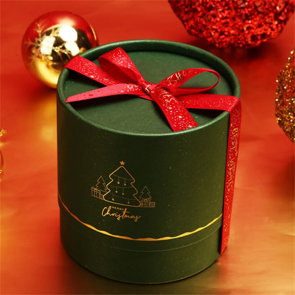 Christmas Gift Packing Box Apples Candy Chocolate Case Christmas Eve Mousse Cake Dessert Boxs Home Decoration Festival Supplies