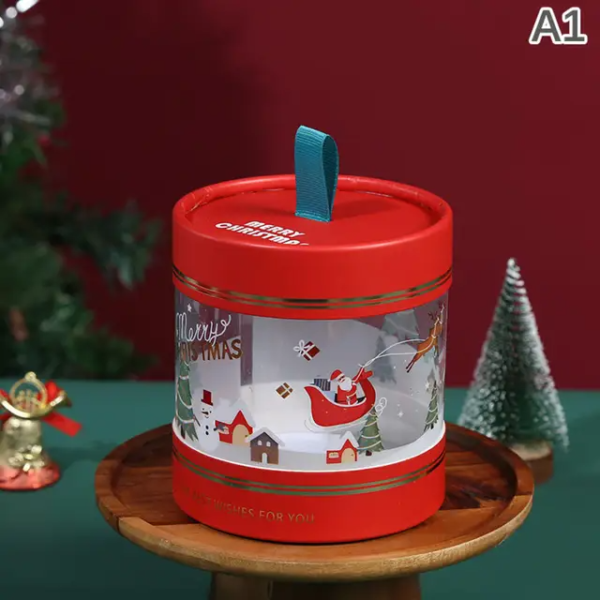 Christmas Gift Packing Box Apples Candy Chocolate Case Christmas Eve Mousse Cake Dessert Boxs Home Decoration Festival Supplies - Image 9