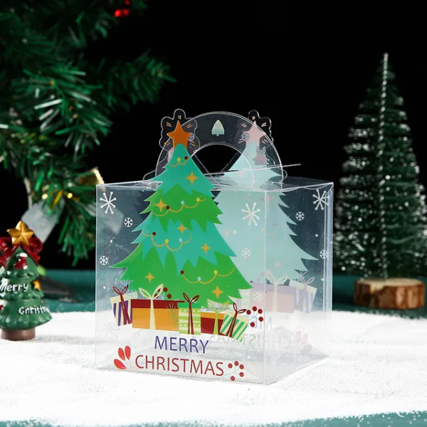 Christmas Gift Packing Box Apples Candy Chocolate Case Christmas Eve Mousse Cake Dessert Boxs Home Decoration Festival Supplies - Image 11