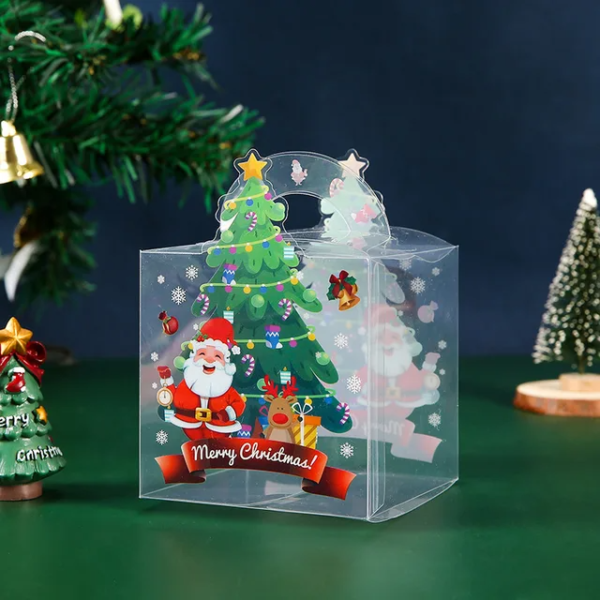 Christmas Gift Packing Box Apples Candy Chocolate Case Christmas Eve Mousse Cake Dessert Boxs Home Decoration Festival Supplies - Image 2