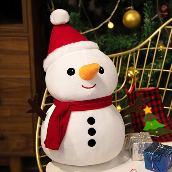 Cute Christmas Series Doll Santa Claus Elk Plush Toy Stuffed Soft Snowman Deer Toys for Kids Girls Xmas Gift Decor Props - Image 4