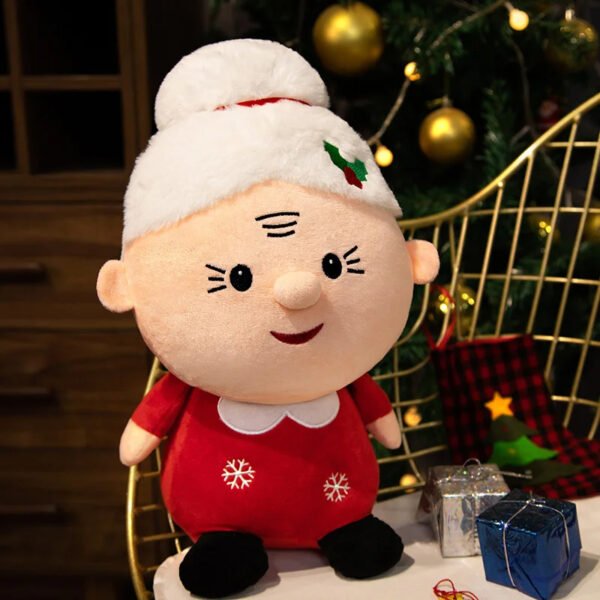 Cute Christmas Series Doll Santa Claus Elk Plush Toy Stuffed Soft Snowman Deer Toys for Kids Girls Xmas Gift Decor Props - Image 6