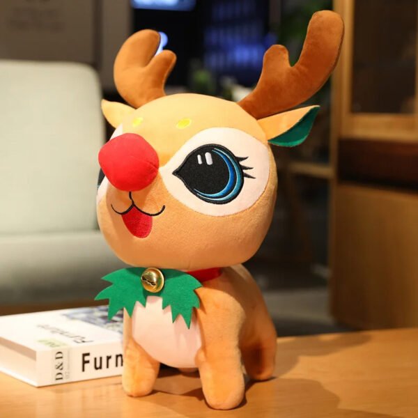 Cute Christmas Series Doll Santa Claus Elk Plush Toy Stuffed Soft Snowman Deer Toys for Kids Girls Xmas Gift Decor Props - Image 9
