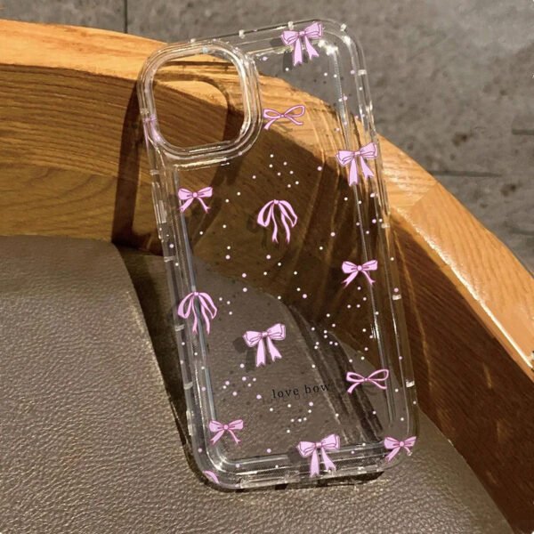Cute Phone Case For iPhone 16 15 14 13 12 11 Pro Max X XS Max MiNi Plus Korea Girl Soft Cover Epoxy Glitter Shell